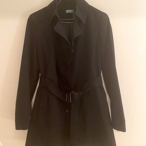 Italian Black Trench Coat